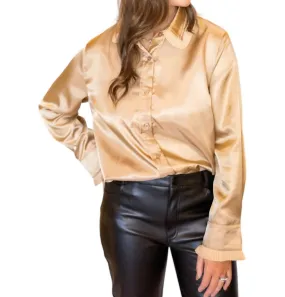 Able - Busy Babe Satin Blouse