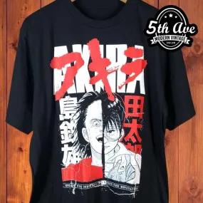 Akira Shotaro Kaneda and Tetsuo Shima - New Vintage Anime T shirt