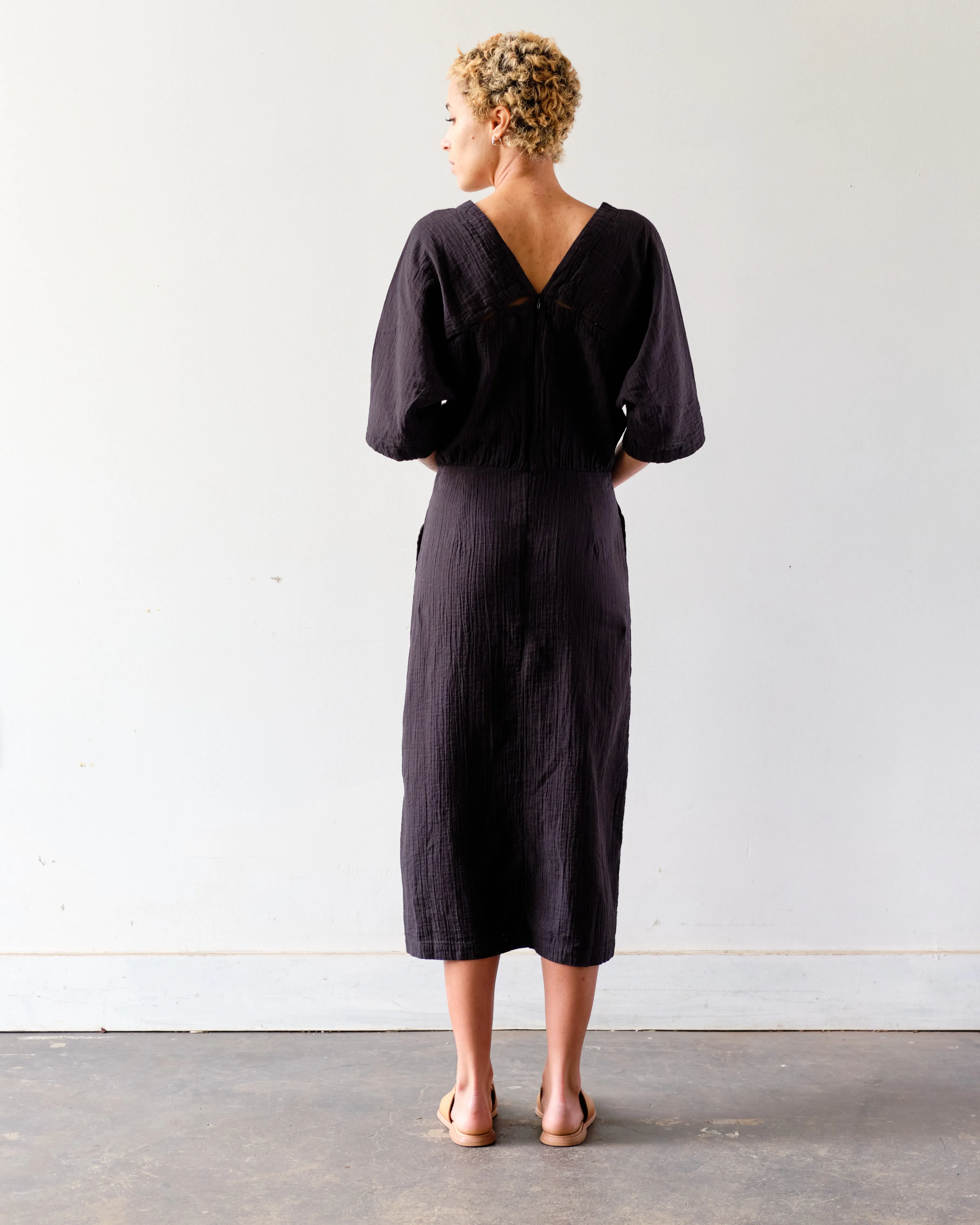 Atelier Delphine Hinata Dress, Black