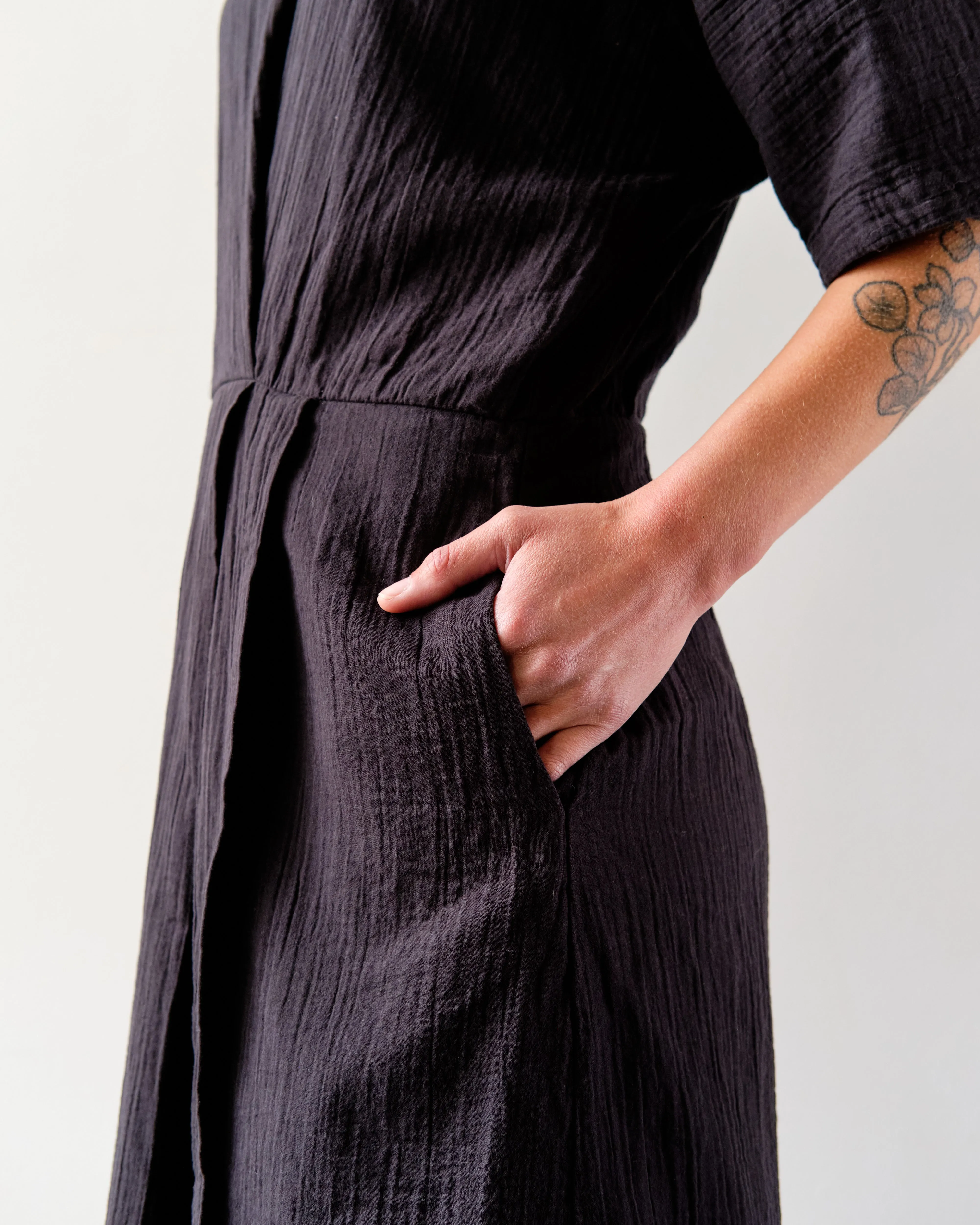 Atelier Delphine Hinata Dress, Black