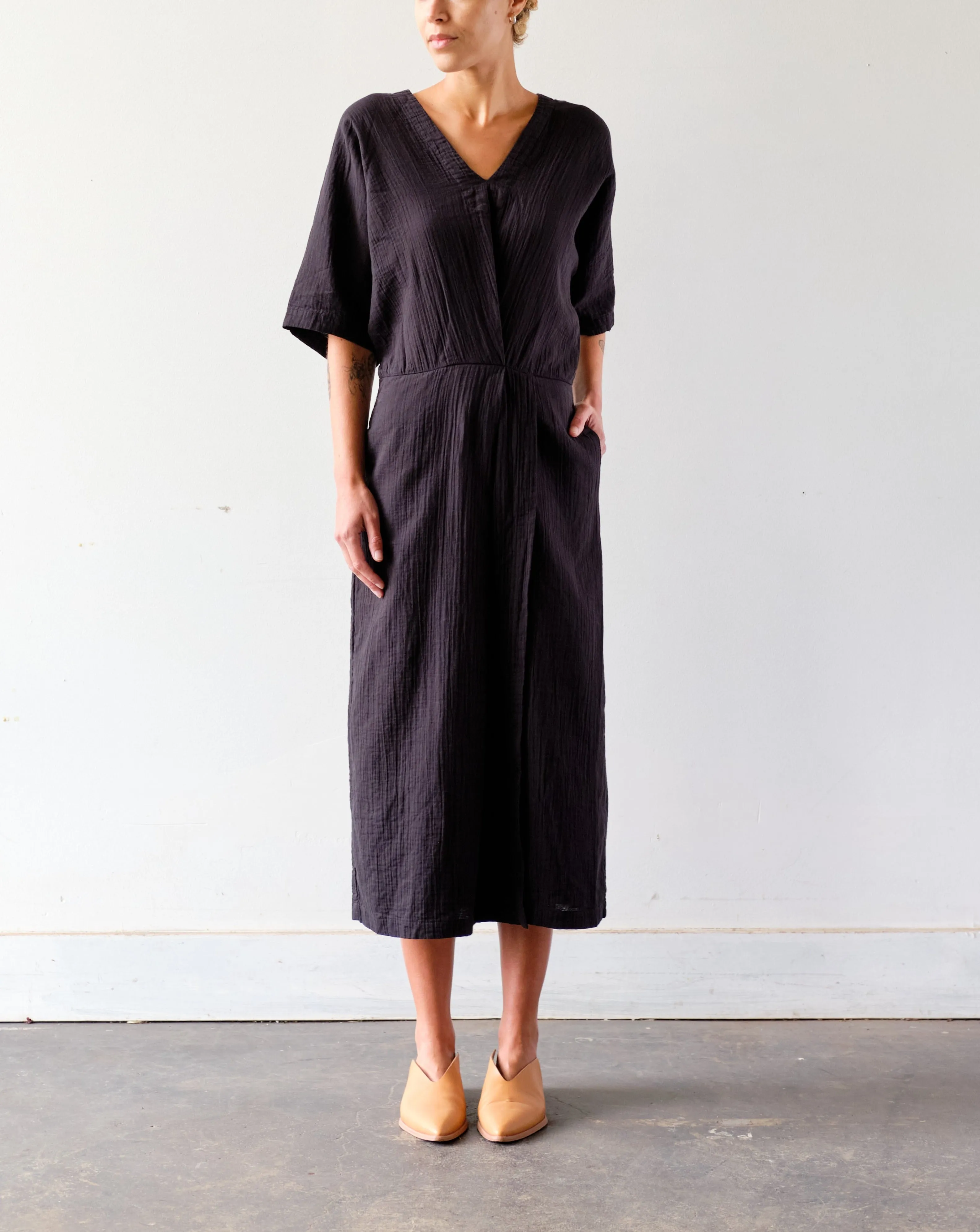 Atelier Delphine Hinata Dress, Black
