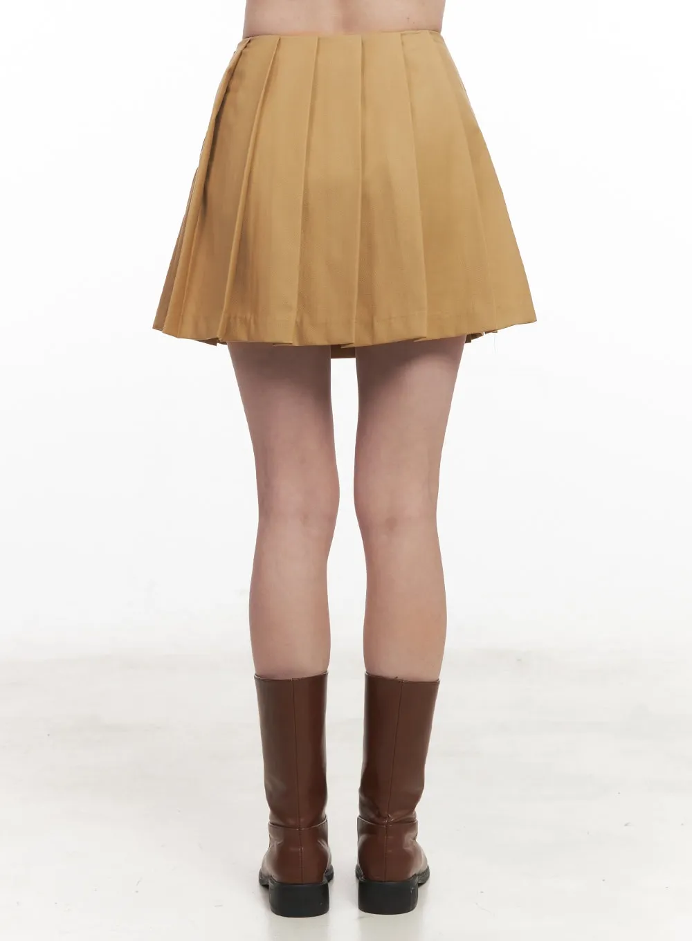 Basic Pleated Mini Skirt  CM512