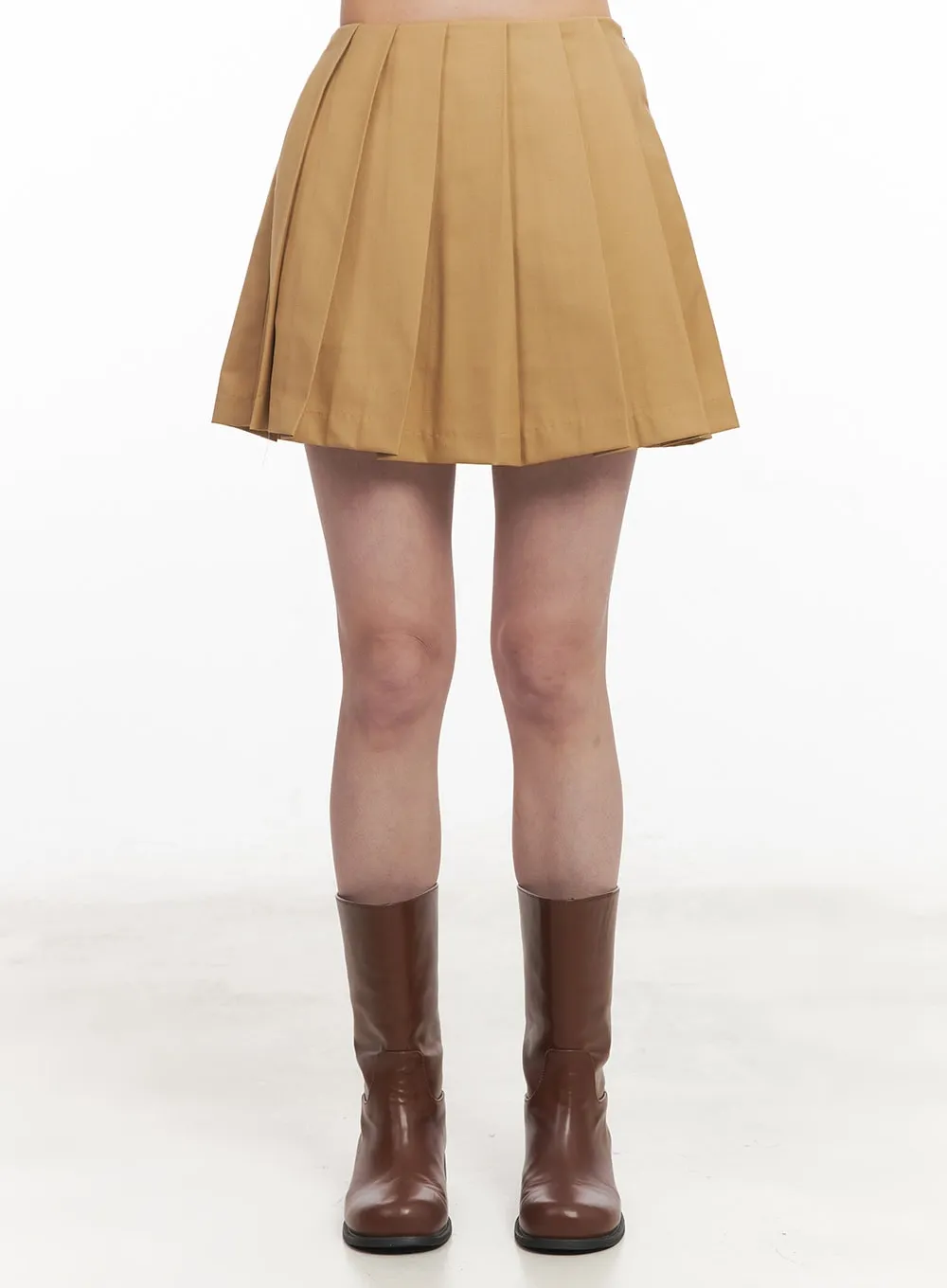 Basic Pleated Mini Skirt  CM512