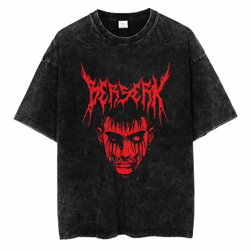 Berserk Guts Forever Vintage Graphic T-Shirt | Otakumise