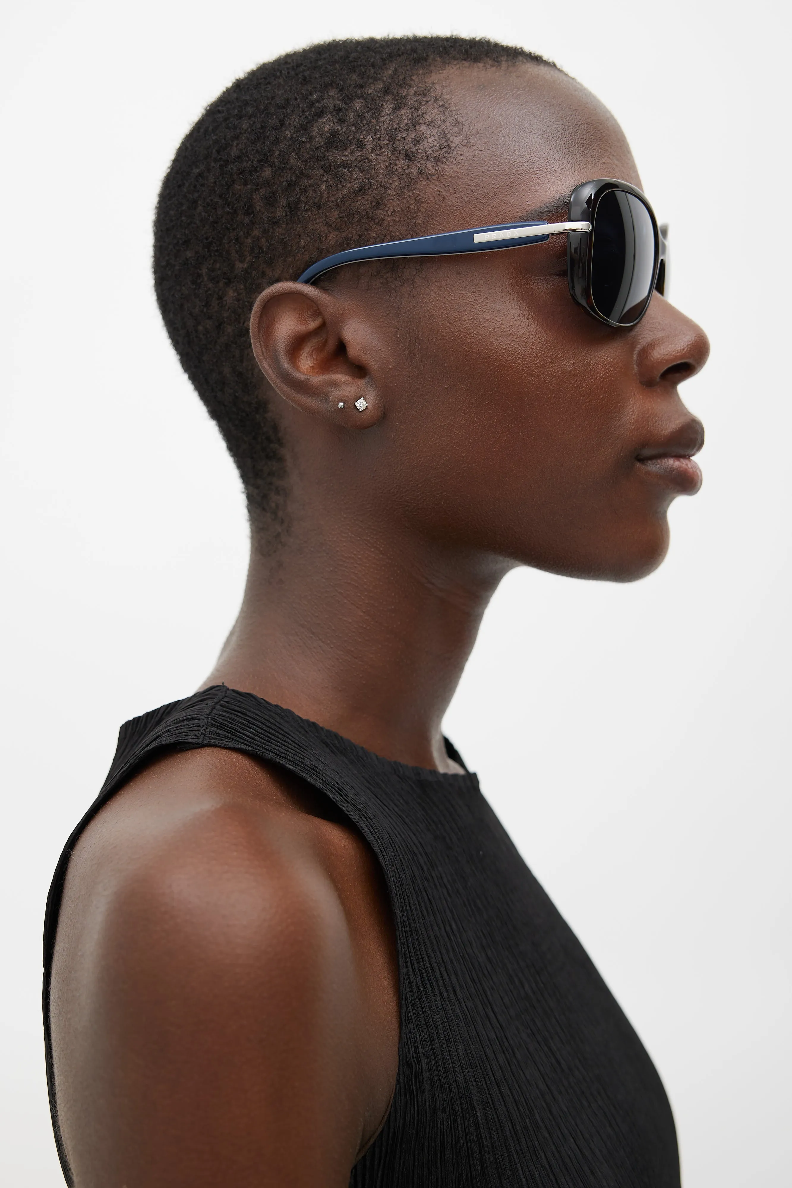 Brown & Blue Conceptual 2AU-1V1 Sunglasses