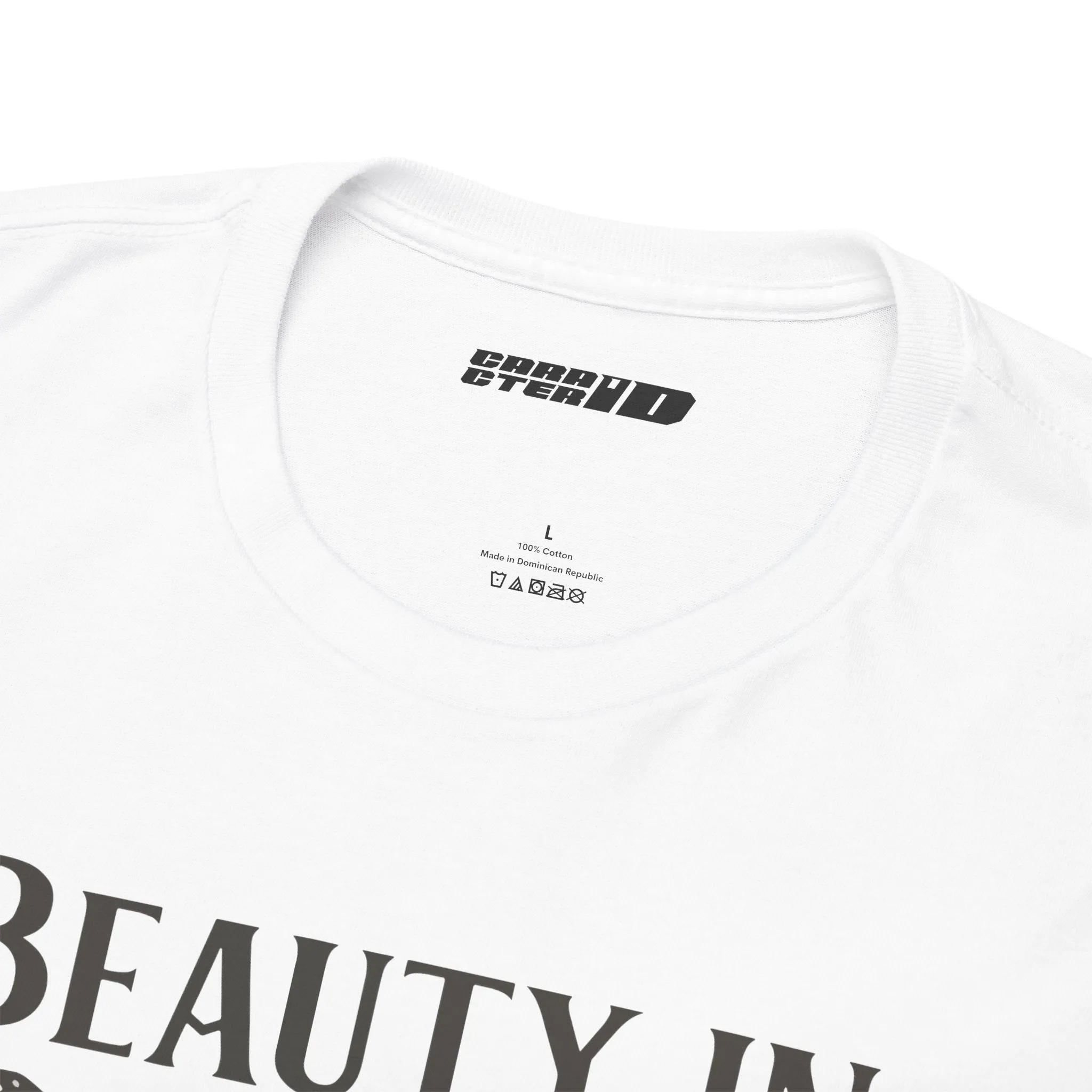 Butterfly & Daisy Floral Gift Tee - Heavy Cotton | CaracterID