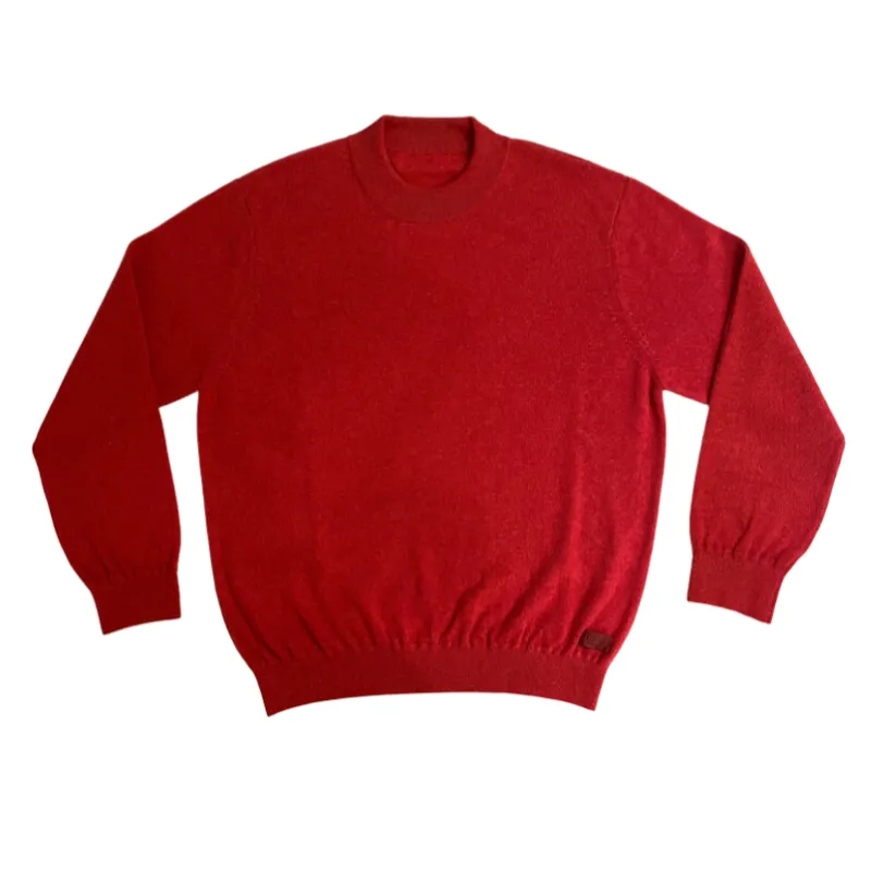 Cashmere Mock Neck Pullover