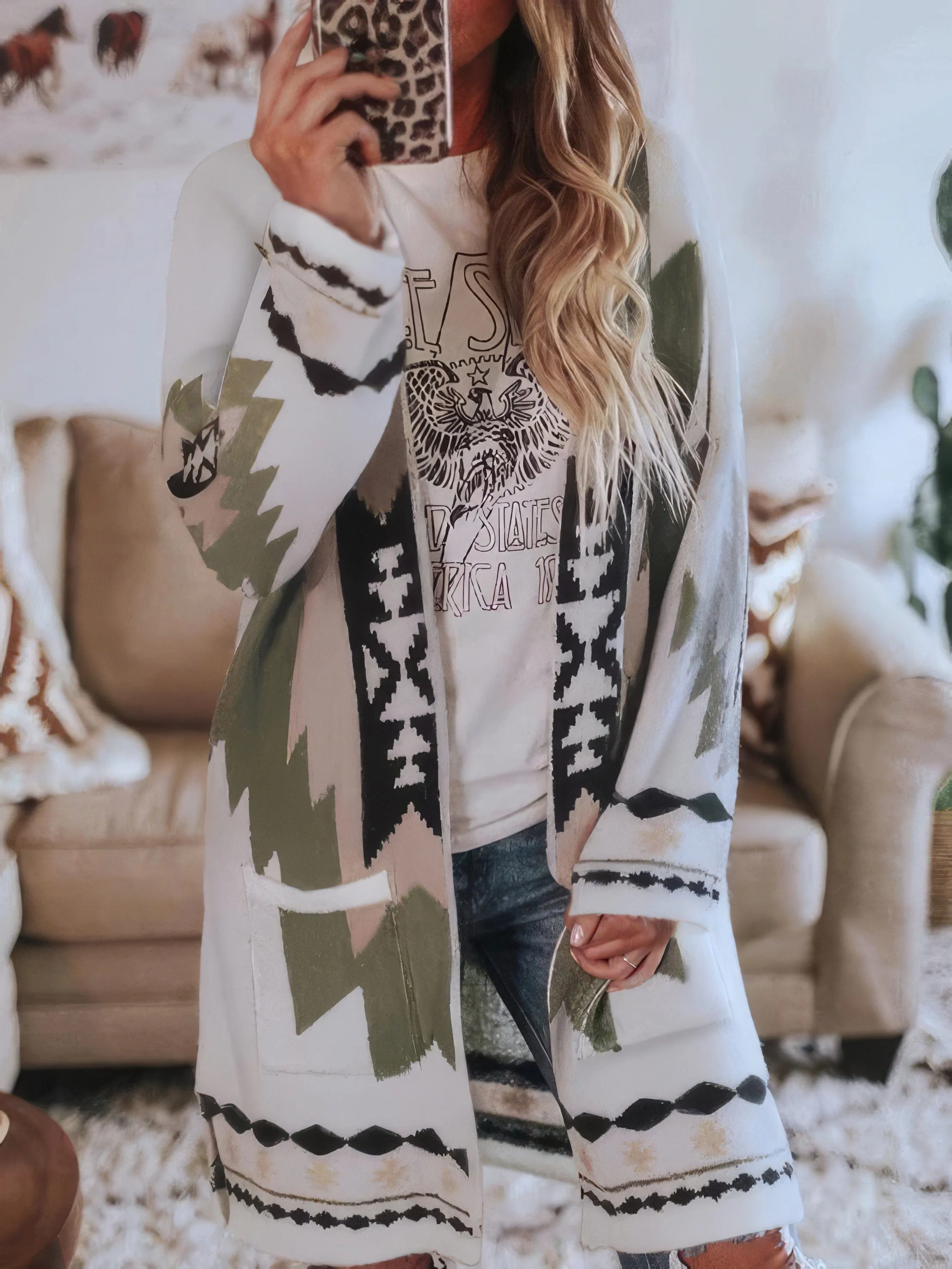 Casual Longline Cardigan