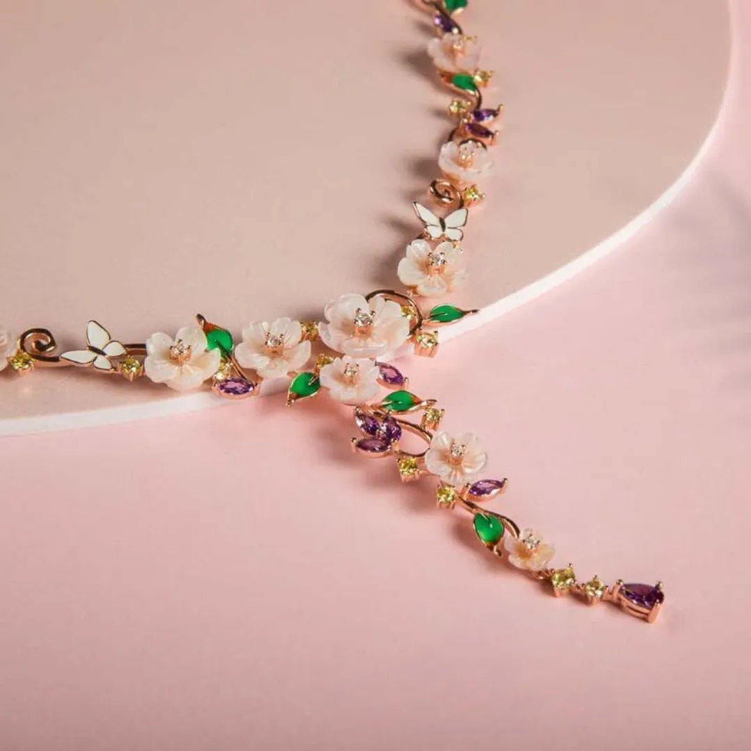 Cherry Blossom Necklace