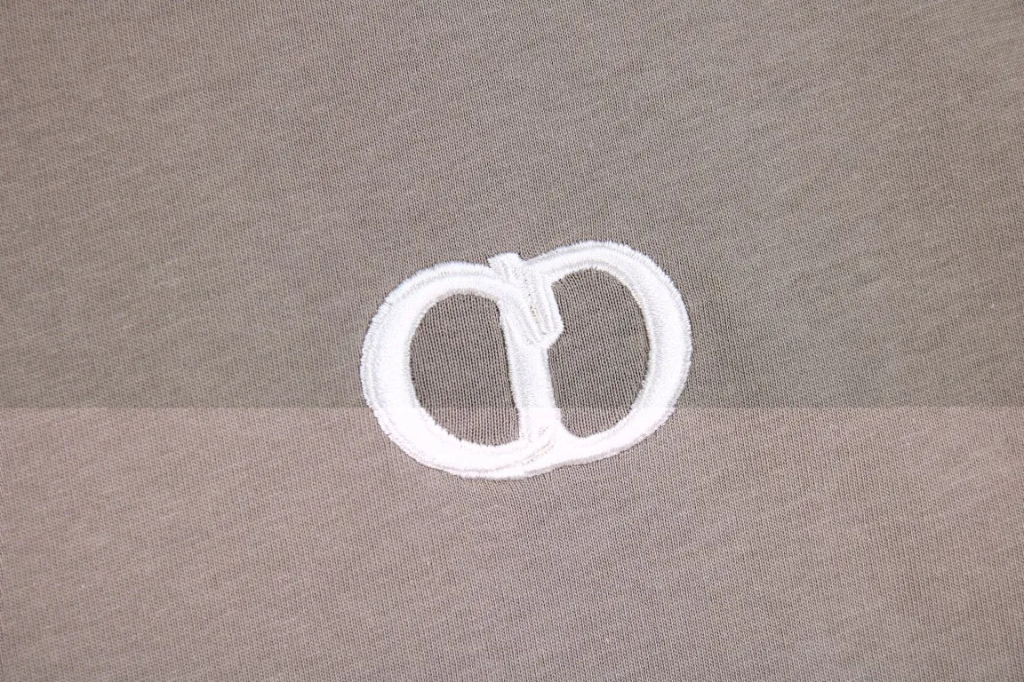 Dior Double D Logo T-Shirt (Khaki)