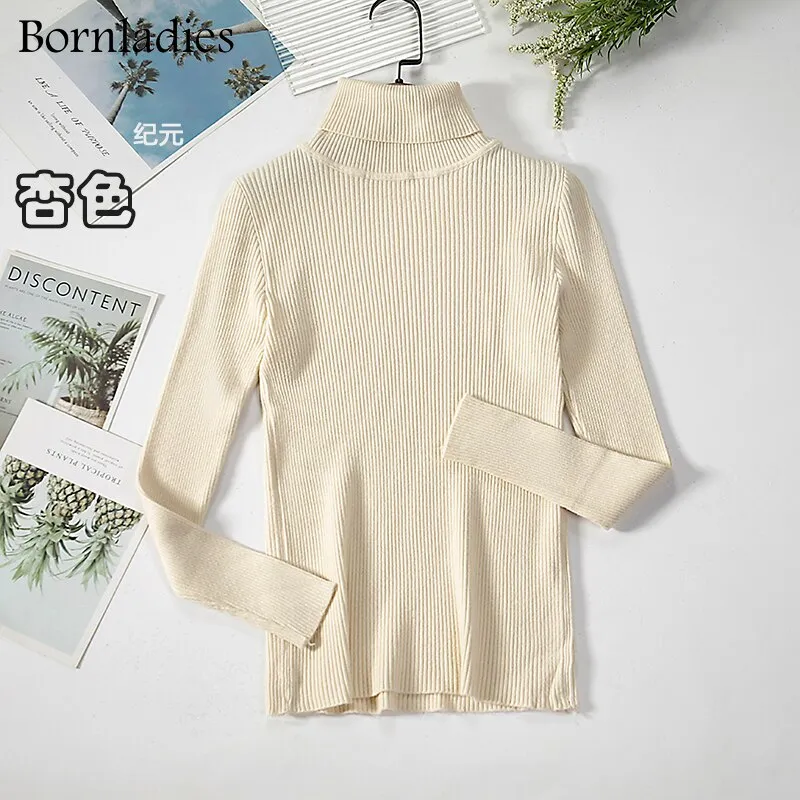 DressBetty - Basic Turtleneck Knitted Top