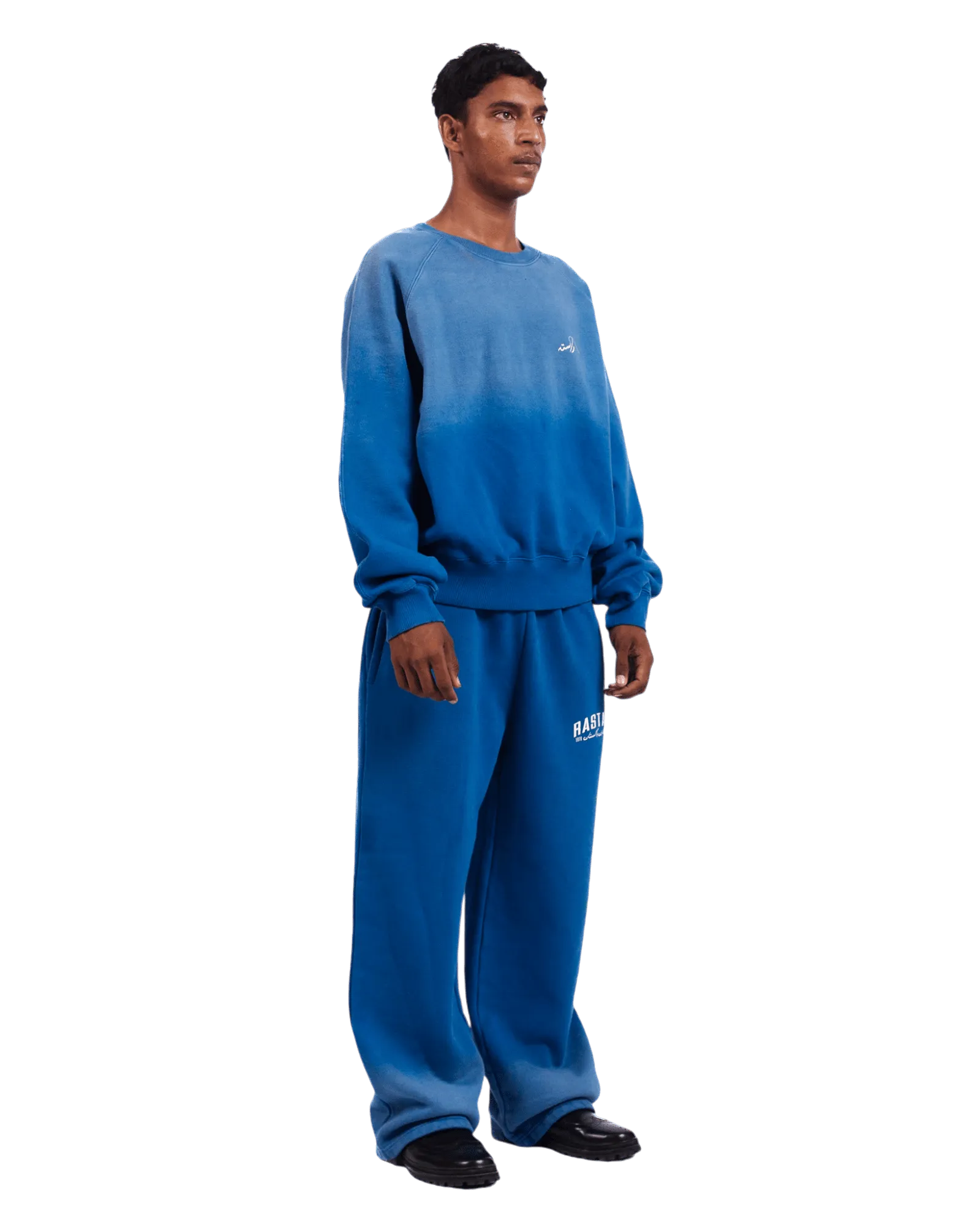 FADED BLUE LOGO SWEATSHIRT (v2)