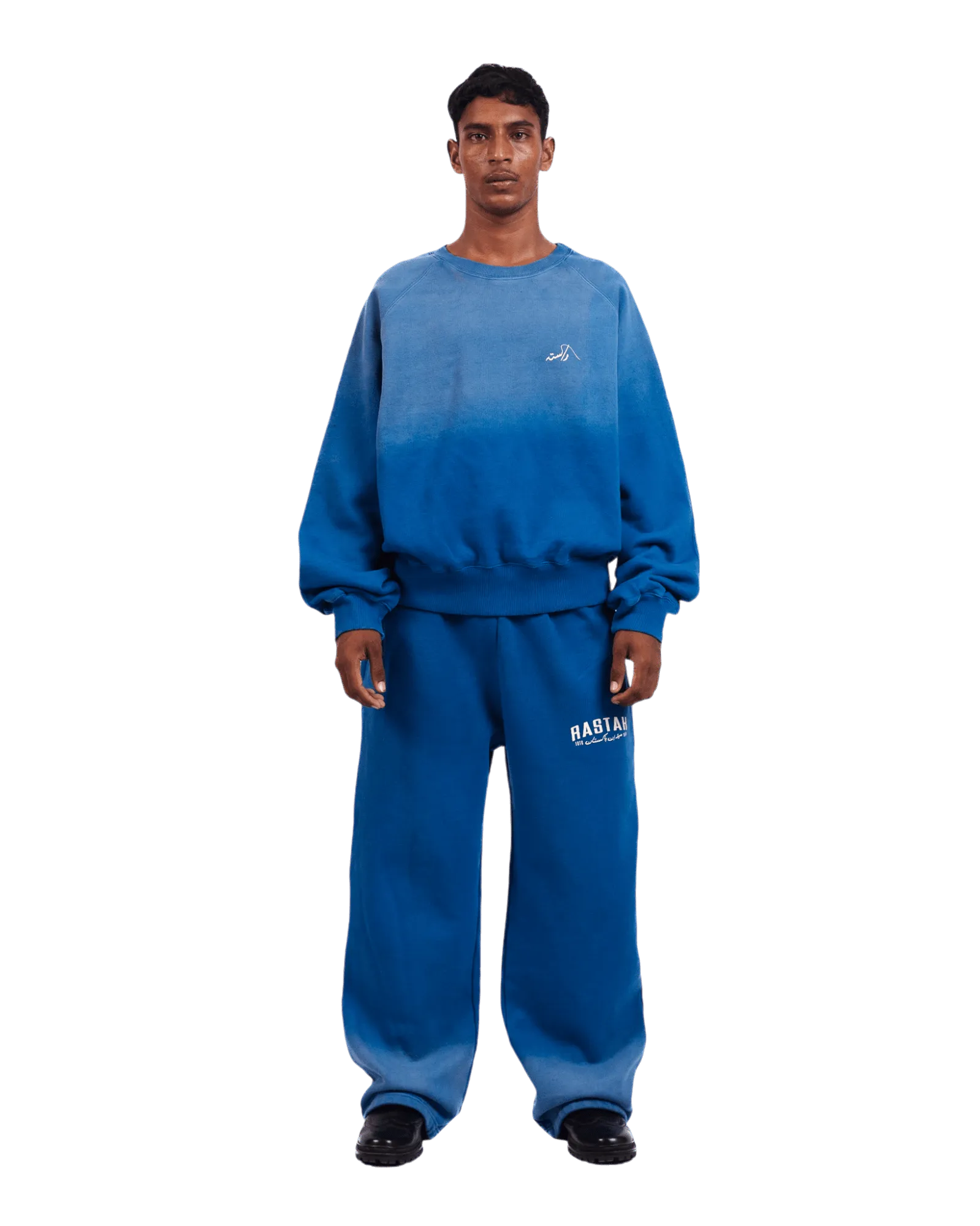 FADED BLUE LOGO SWEATSHIRT (v2)