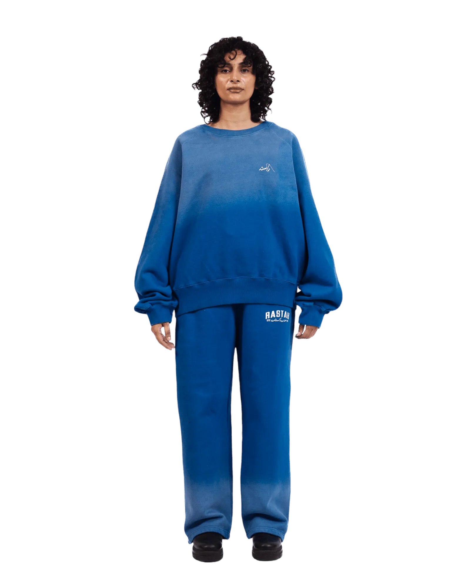 FADED BLUE LOGO SWEATSHIRT (v2)