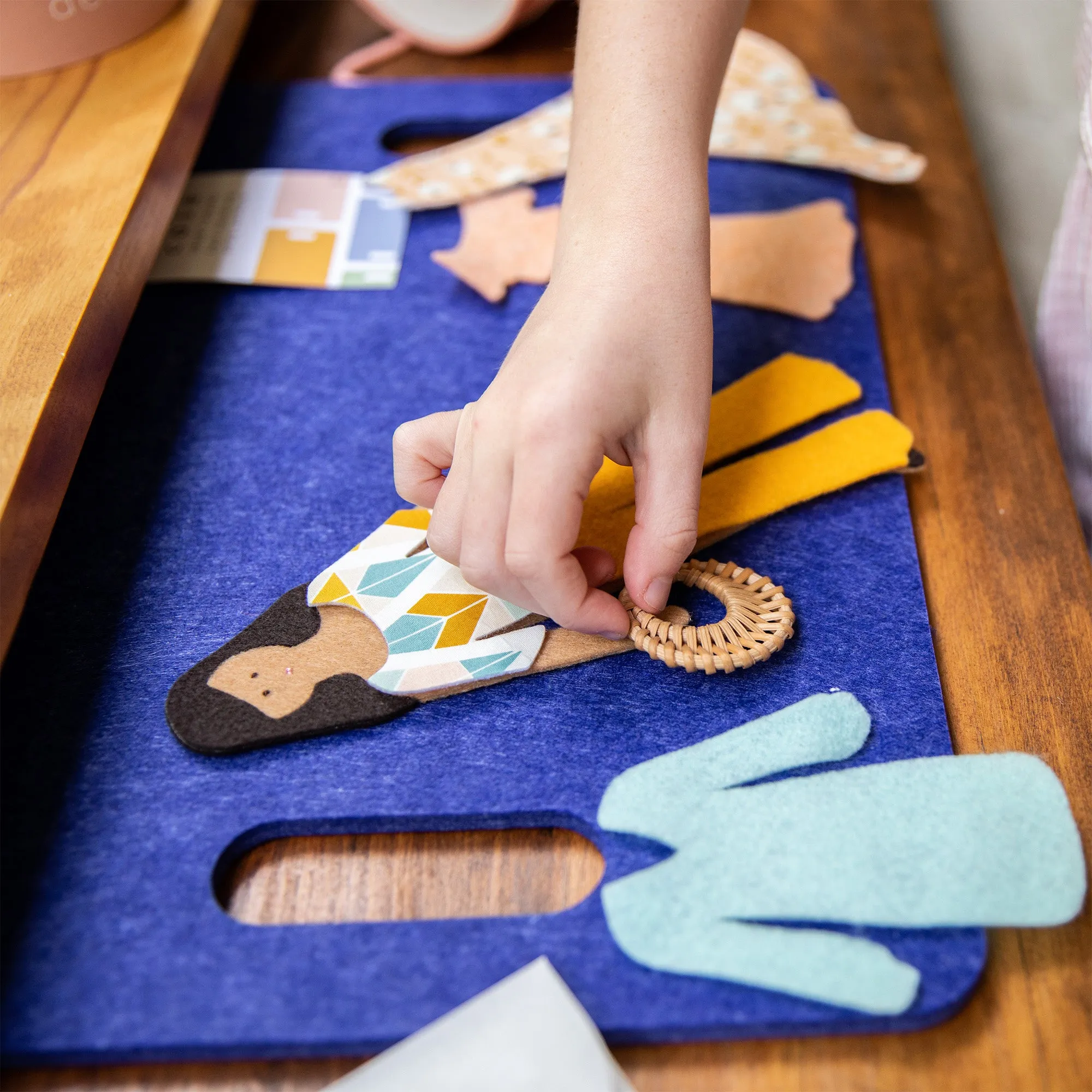 felt doll storytelling set