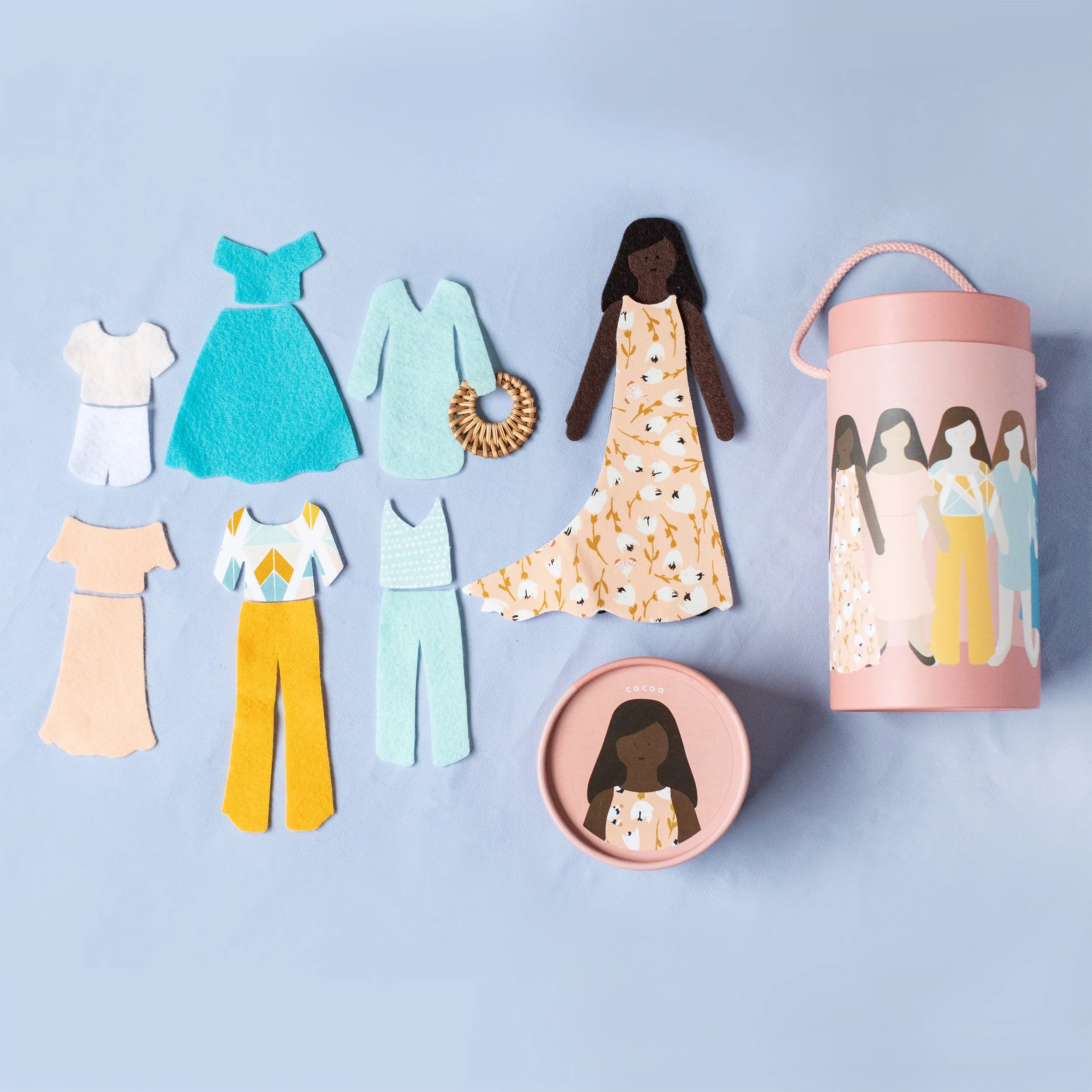 felt doll storytelling set