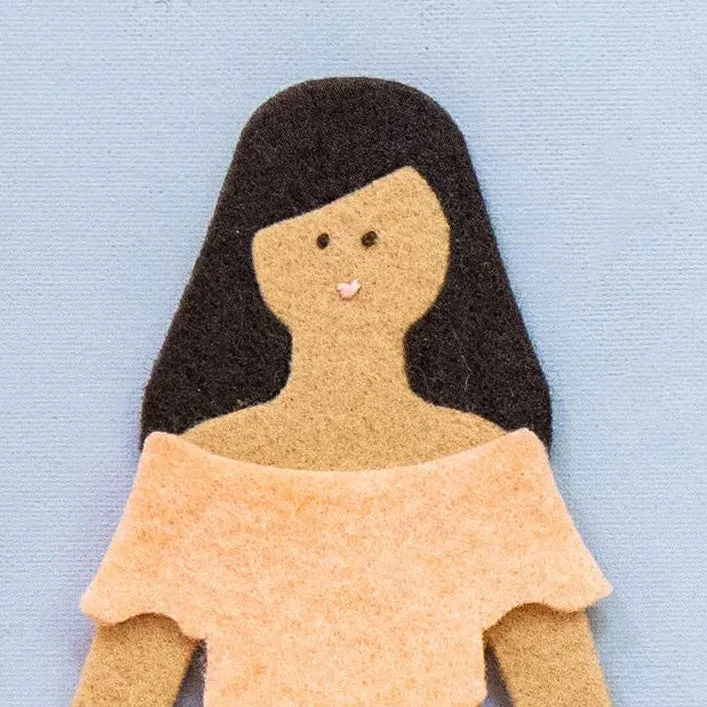 felt doll storytelling set
