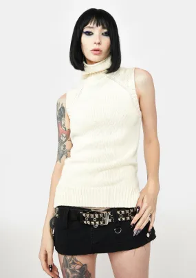 Get Real Turtle Neck Tank Top