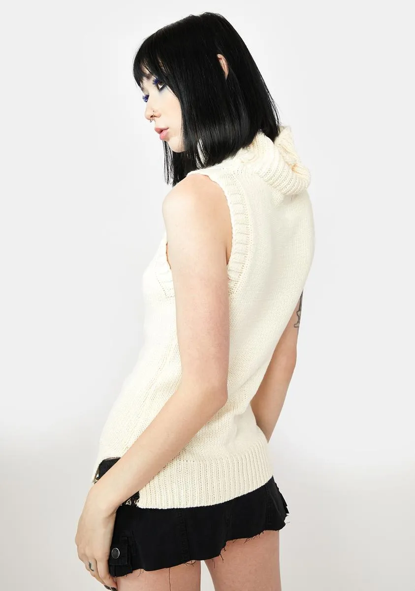 Get Real Turtle Neck Tank Top
