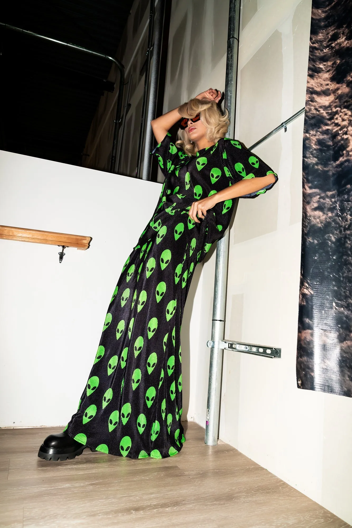Grunge Girl Plisse Set in Homesick