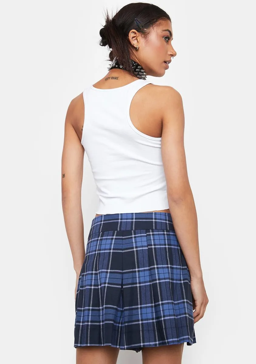 Grunge Tartan Skort