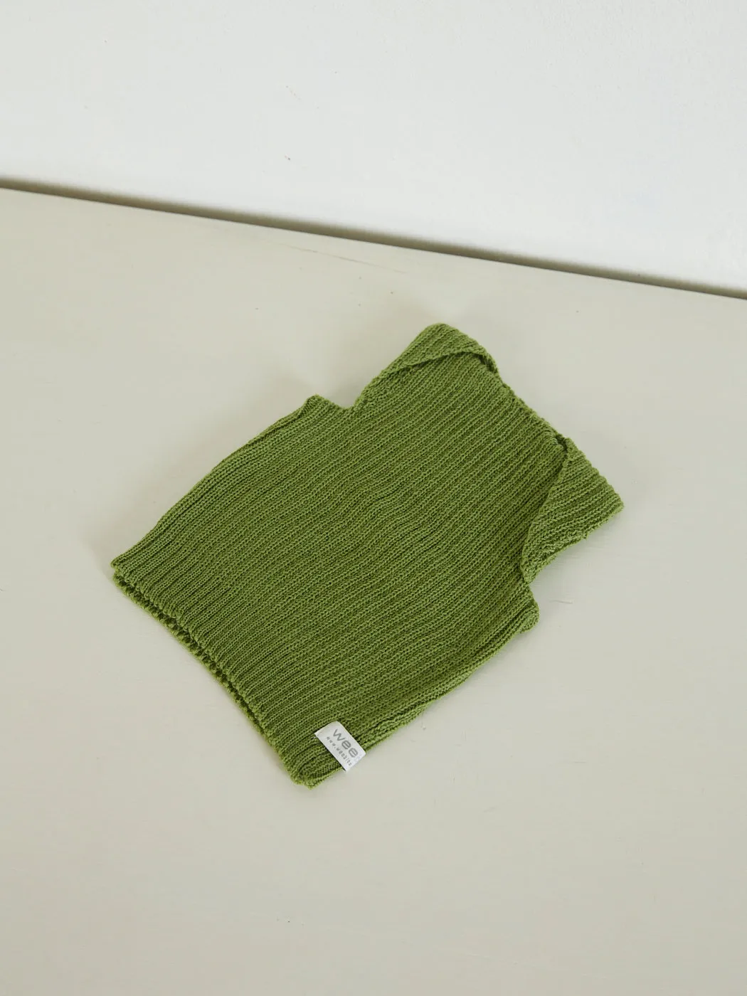 Hand Knitted Vest & Socks Set | Moss 3-6 Months