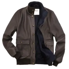 Henry Sartorial x Valstar Iconic Leather Jacket Caffe