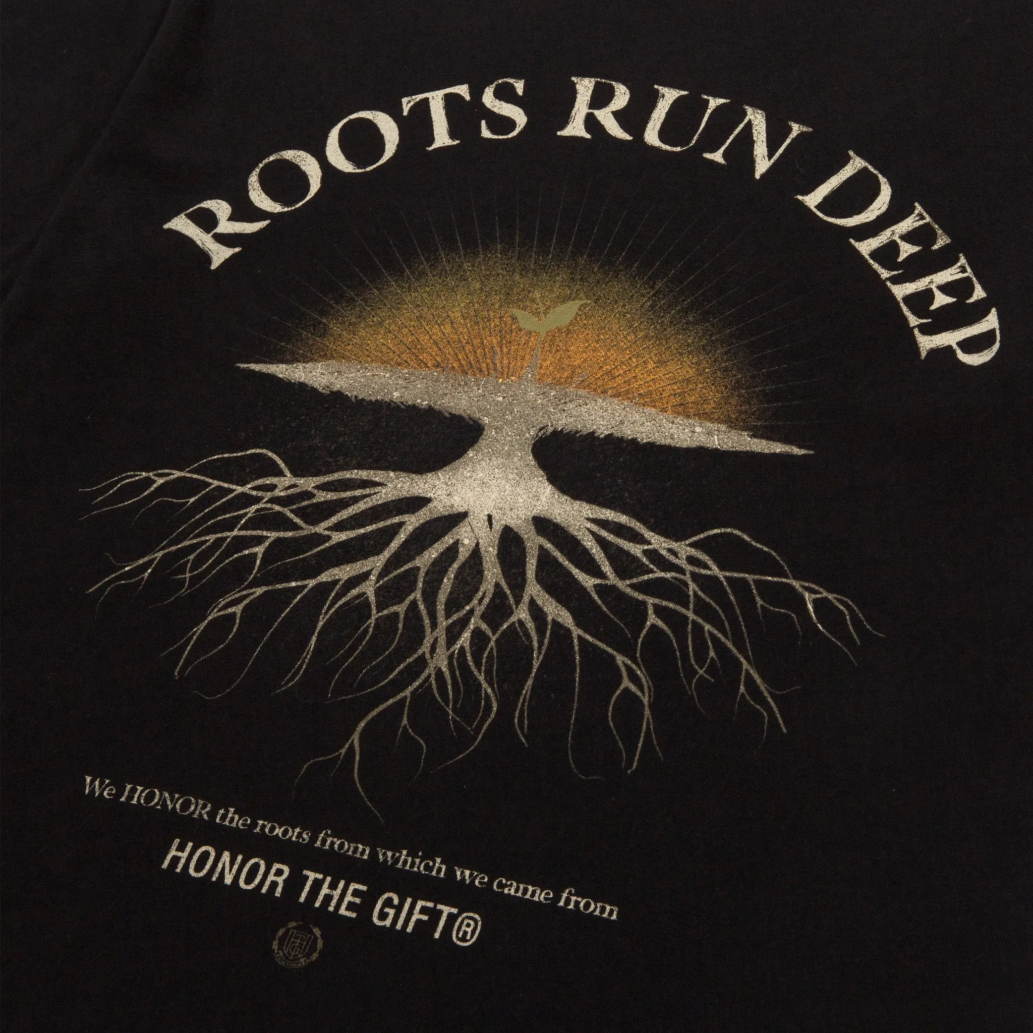 Honor The Gift Roots Run Deep T-Shirt (Black)