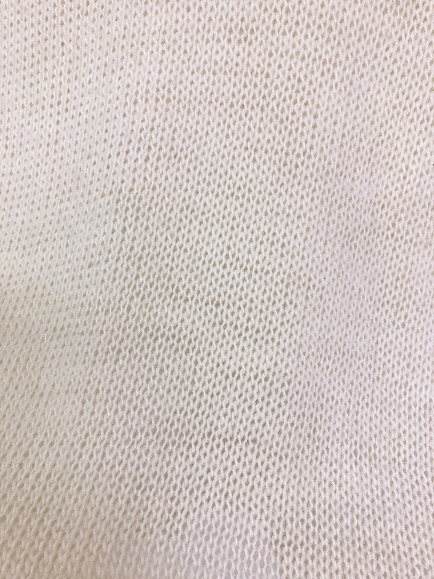 Jean Colonna cream loose knit turtleneck with extra long sleeves