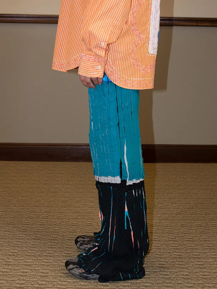 JRAT 3T Pant, Black/Teal/Grey/Salmon