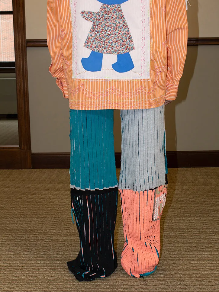 JRAT 3T Pant, Black/Teal/Grey/Salmon