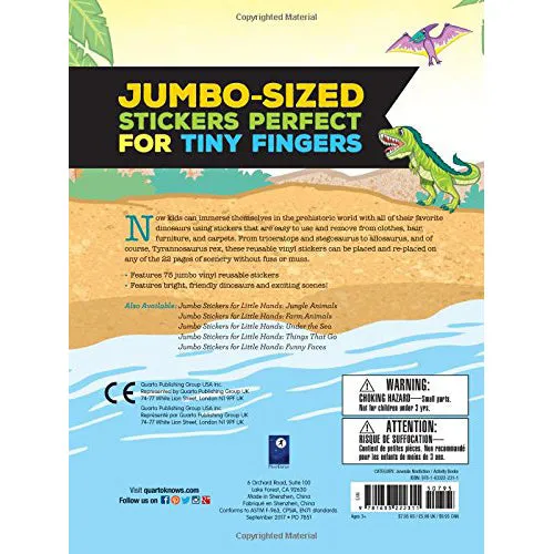 Jumbo Stickers for Little Hands: Dinosaurs