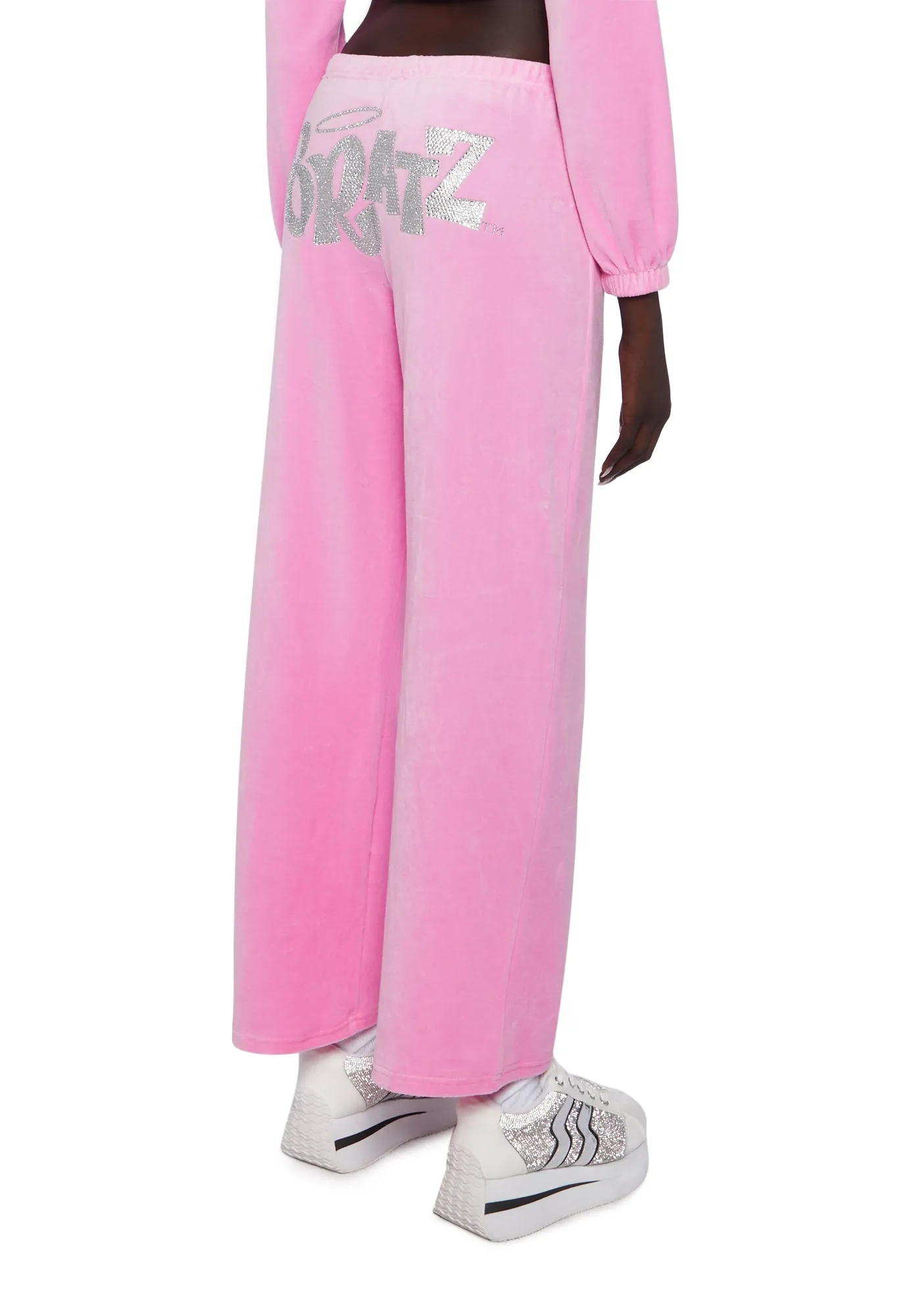 Keep It Glossy Velour Sweatpants
