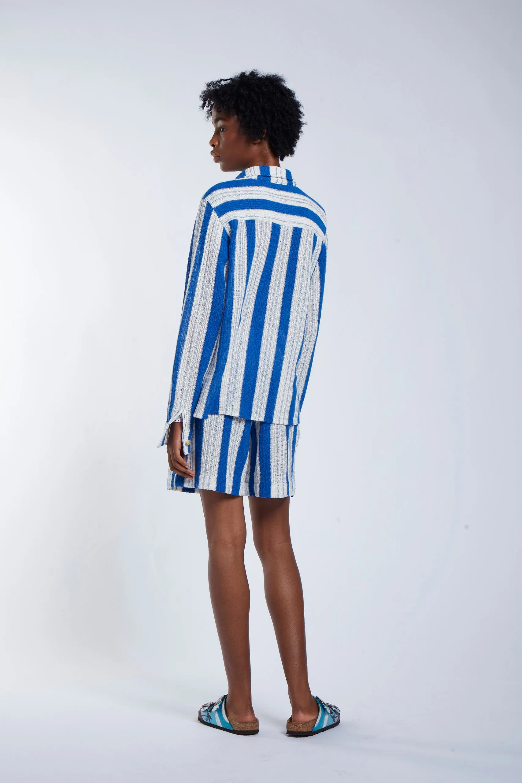 Knitted Stripe Shirt