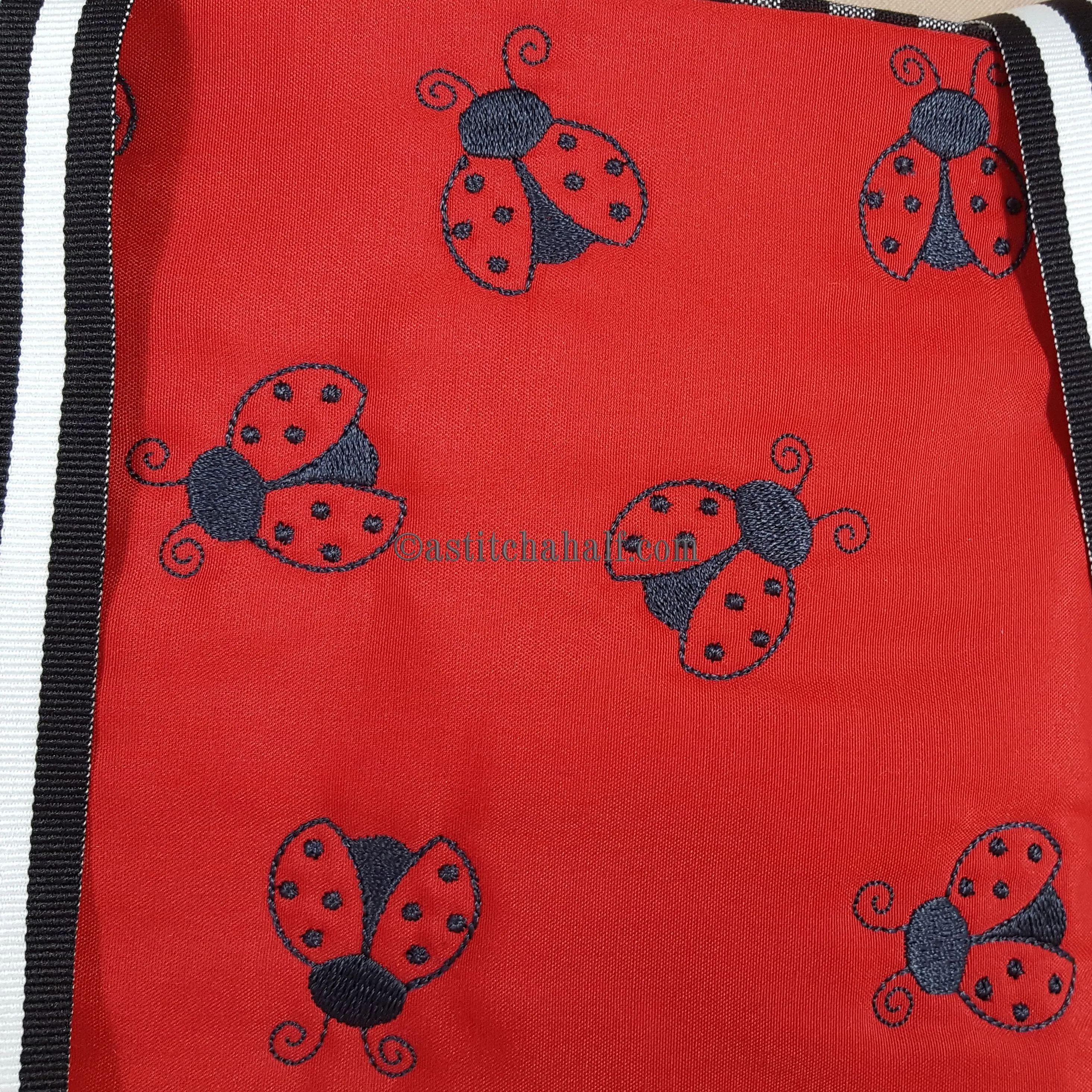 Ladybug Monochrome Cross Body Bag