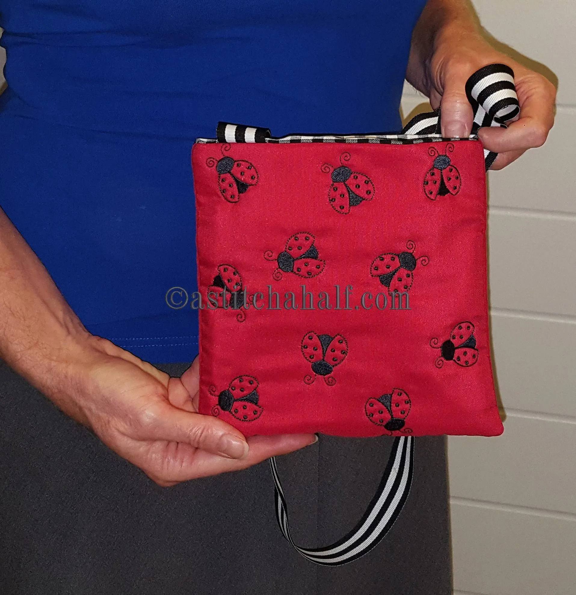 Ladybug Monochrome Cross Body Bag