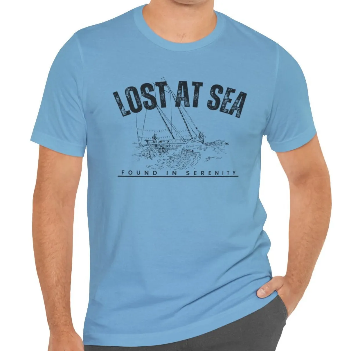 Lost at Sea" Men's Bella Canvas T-Shirt