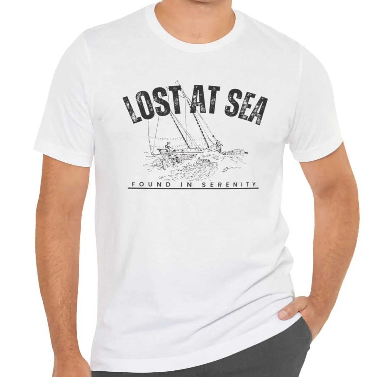 Lost at Sea" Men's Bella Canvas T-Shirt