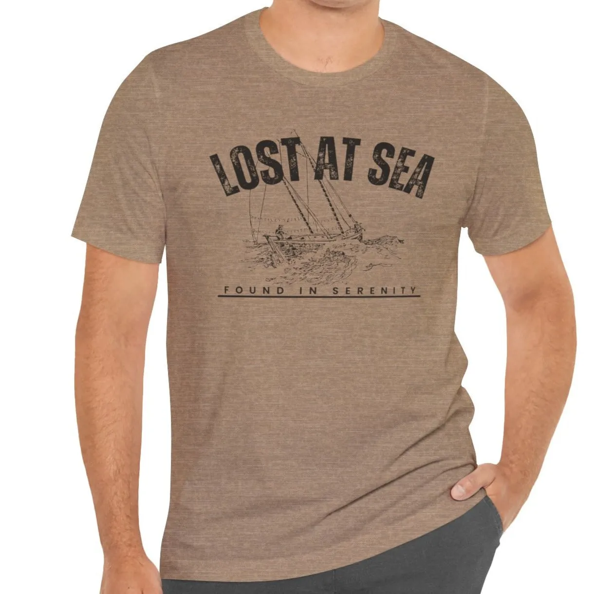 Lost at Sea" Men's Bella Canvas T-Shirt
