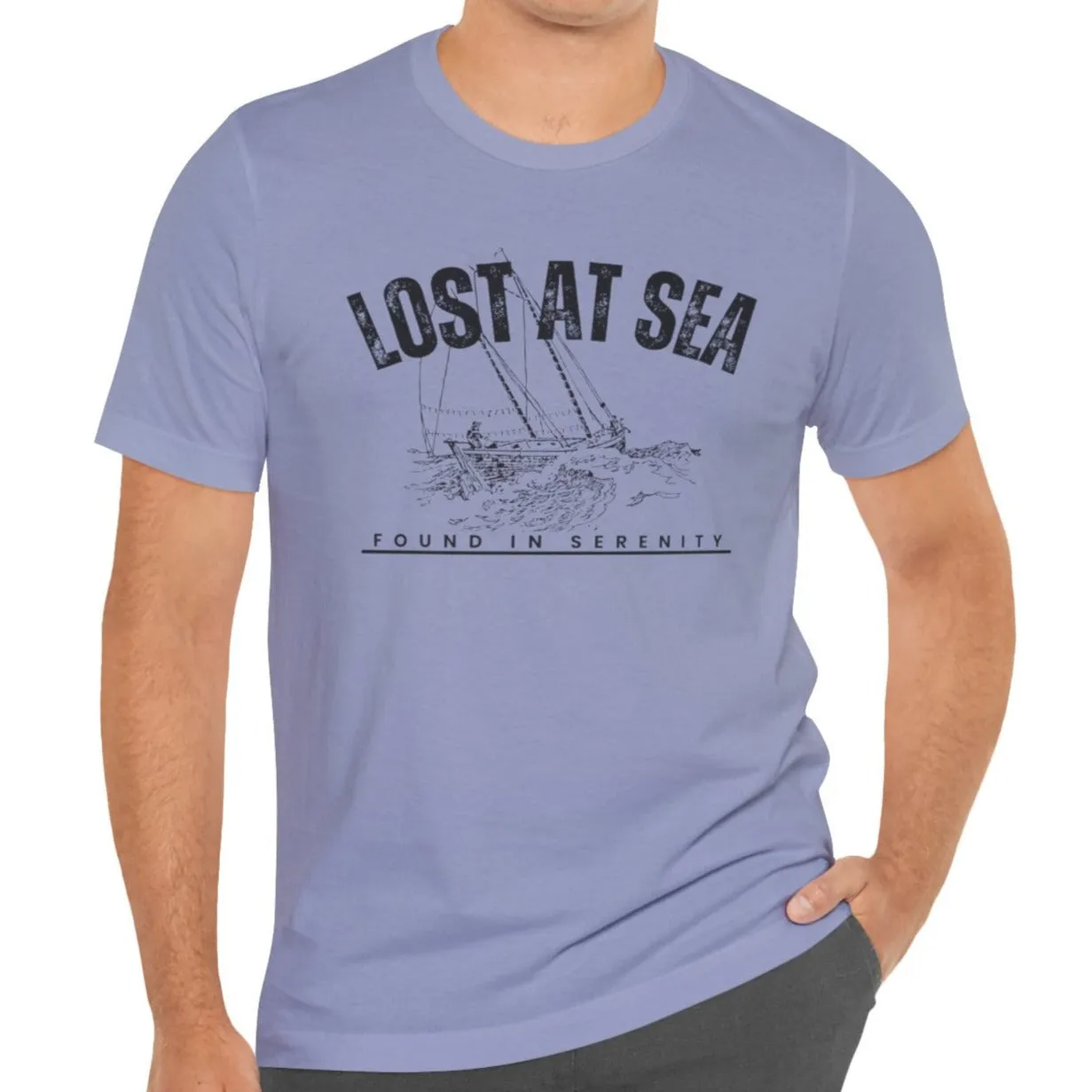 Lost at Sea" Men's Bella Canvas T-Shirt