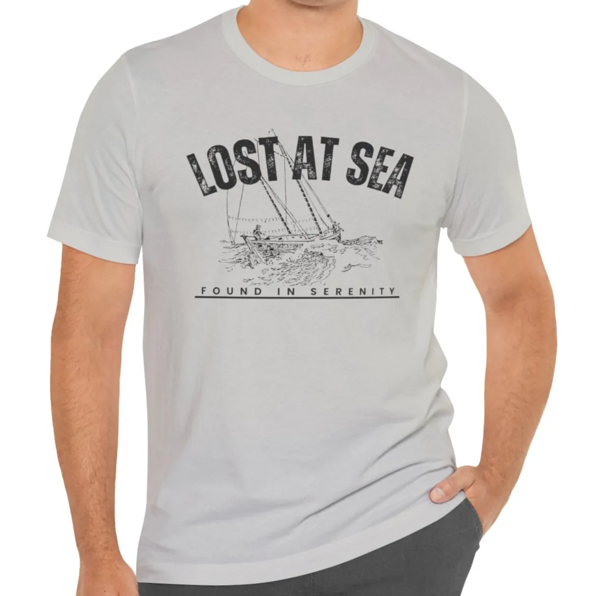 Lost at Sea" Men's Bella Canvas T-Shirt