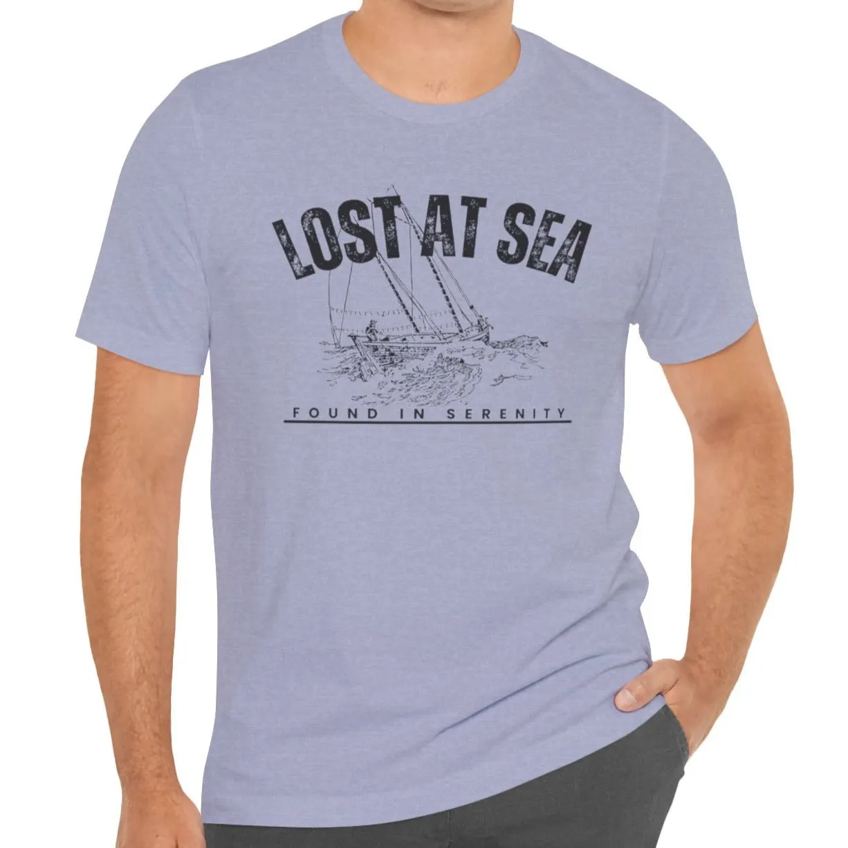Lost at Sea" Men's Bella Canvas T-Shirt