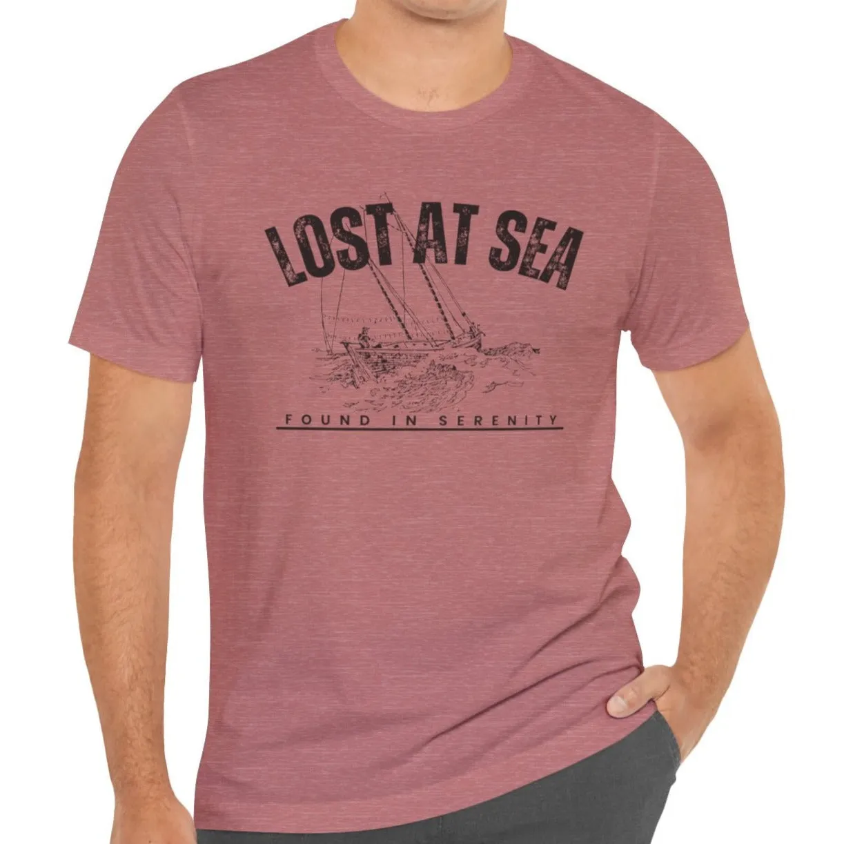 Lost at Sea" Men's Bella Canvas T-Shirt