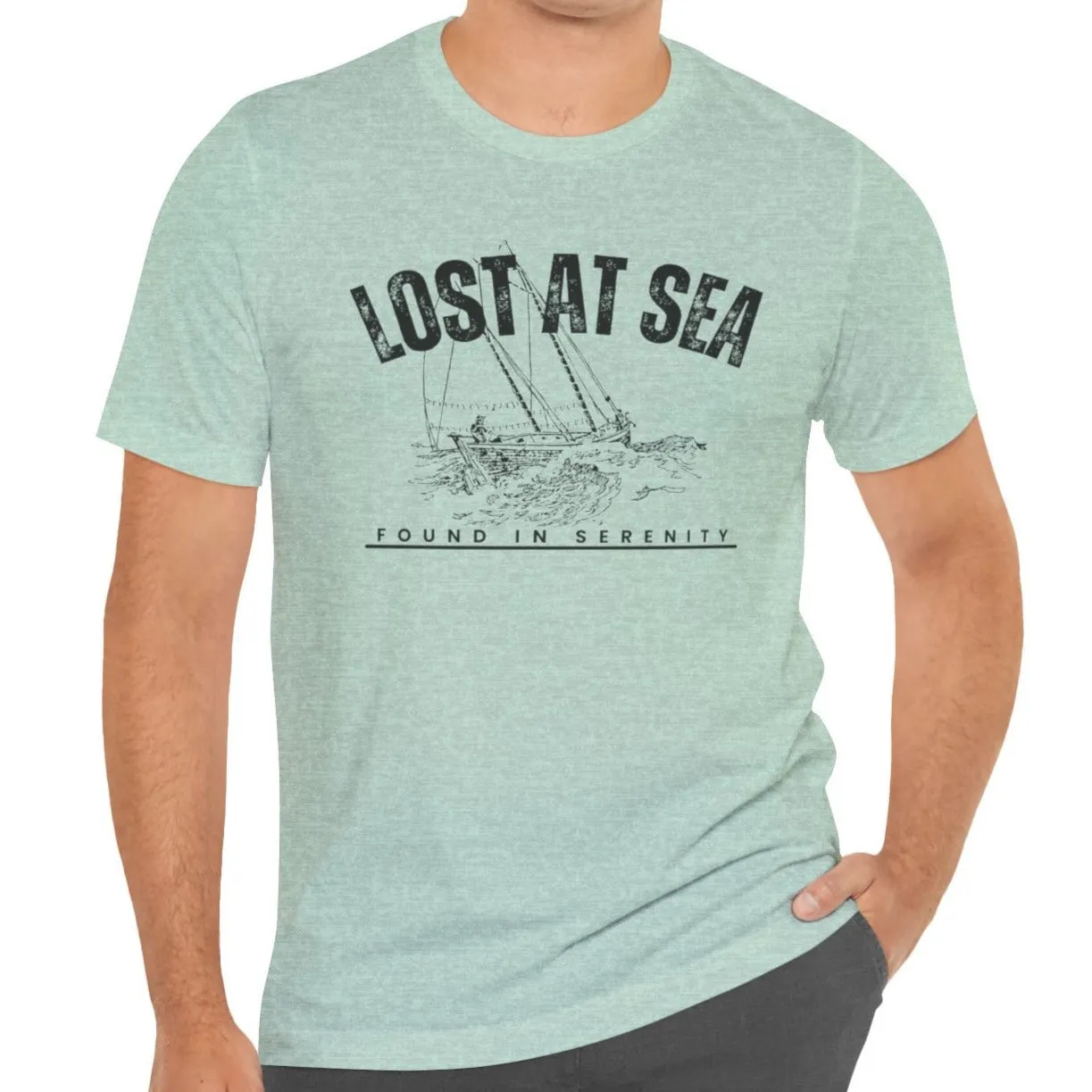 Lost at Sea" Men's Bella Canvas T-Shirt