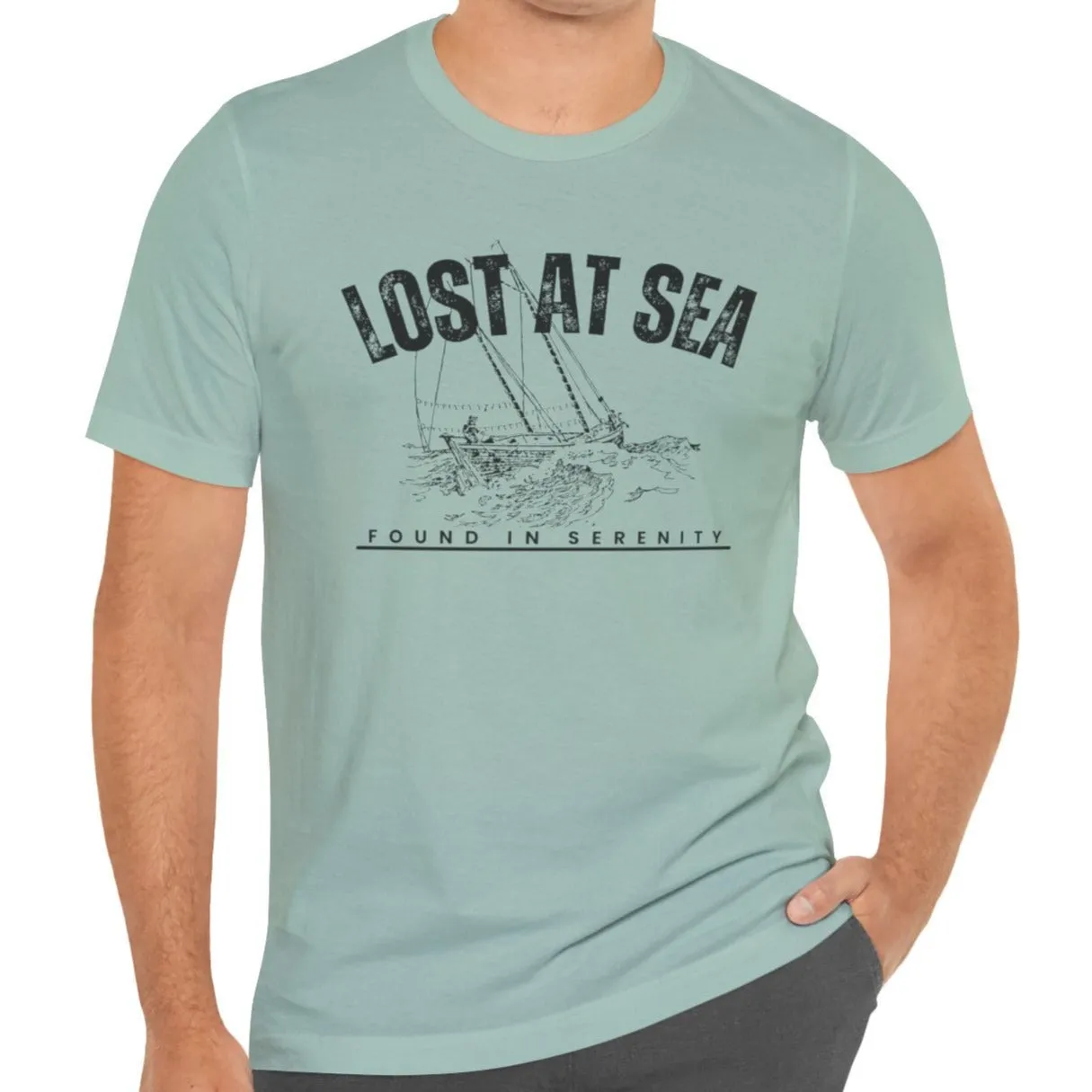 Lost at Sea" Men's Bella Canvas T-Shirt