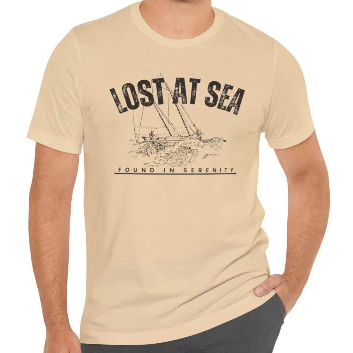 Lost at Sea" Men's Bella Canvas T-Shirt