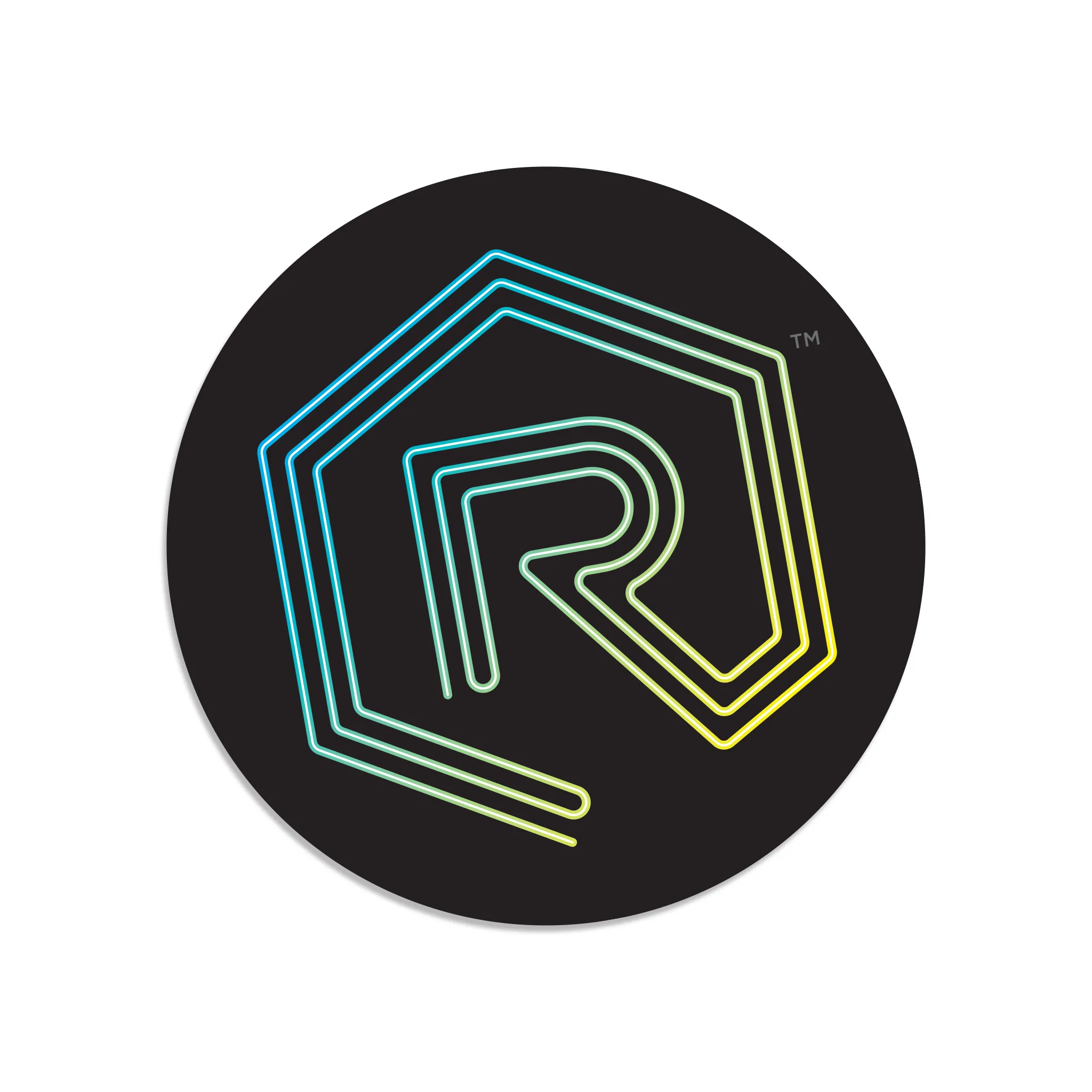Neon Sign Rollacrit Logo Sticker