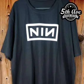 Nine Inch Nails NIИ NIN Black Modern Vintage t shirt