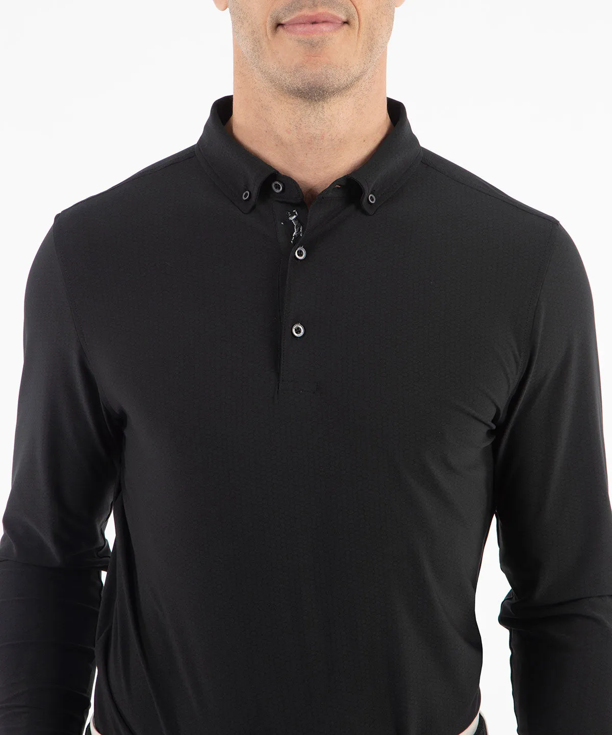 Performance Balata Jersey Long-Sleeve Buttoned Cuff