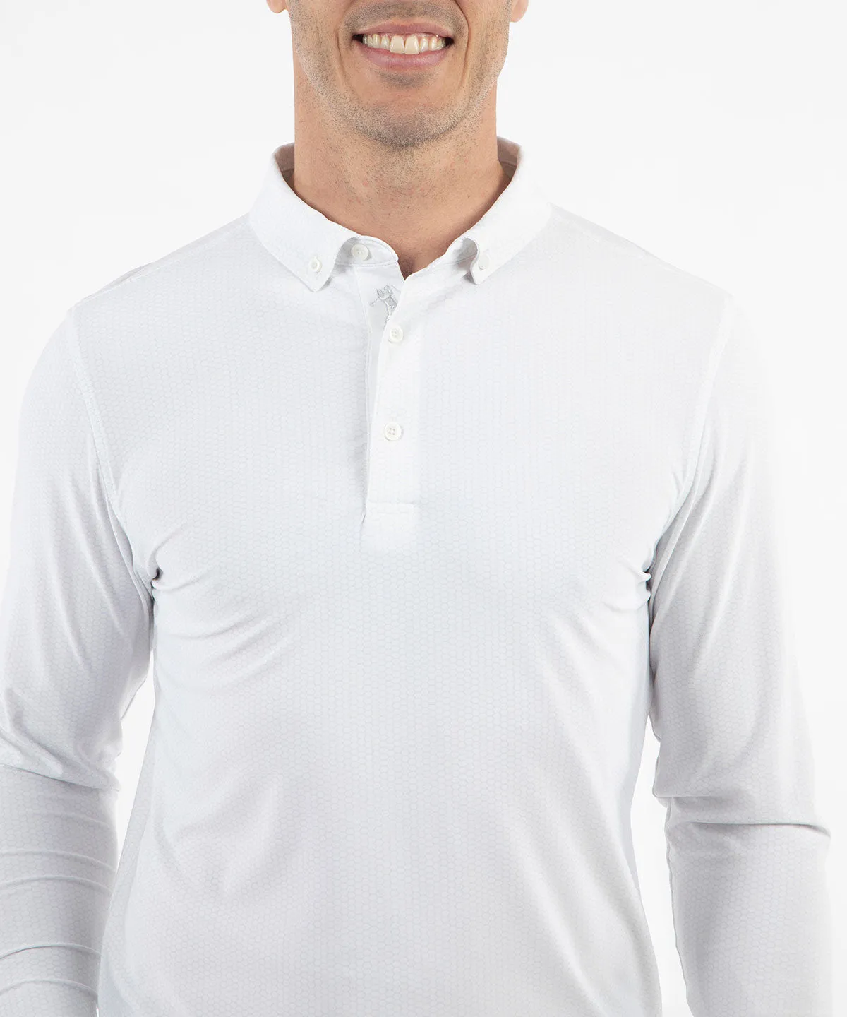 Performance Balata Jersey Long-Sleeve Buttoned Cuff